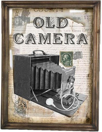 Decorativ de Perete Camera Ramă din Lemn 51x65