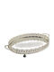 Decorative Metallic Oval Tray with Mirror 26x35cm