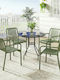 Outdoor Chair Polypropylene Green 4 Pieces