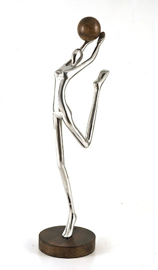 Zaros Dekorative Figur aus Holz Damen 71cm