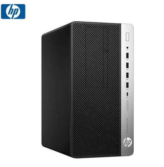 HP 600 G3 MT Überarbeiteter Grade A Desktop-PC Μεταχειρισμένα Refurbished Desktop PC Core i3-7100/8GB/256GB SSD Kein Betriebssystem