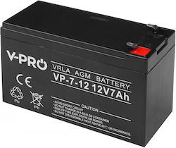 Stationäre Batterie 12V 7 Ah AGM Pro Lange Lebensdauer Stationäre Batterie 12V 7 Ah AGM Pro Lange Lebensdauer