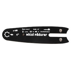 Micul Padurar Chainsaw Bar Length 4'' Pitch 1/4'' Groove 1.1mm 28 Drive Links 14 Teeth