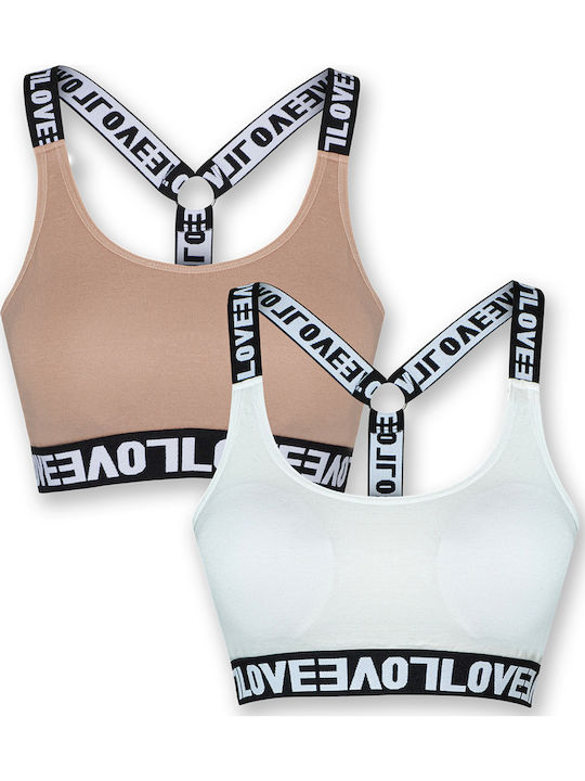 Women's Athletic Sports Bra Brown