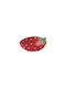 Easy-Life Jardin Des Fraises Round Porcelain Serving Bowl With Diameter 15cm
