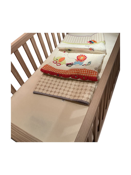 Mamas & Papas Kids Quilt Single Set with Pillowcase Multicolour White 140x240cm