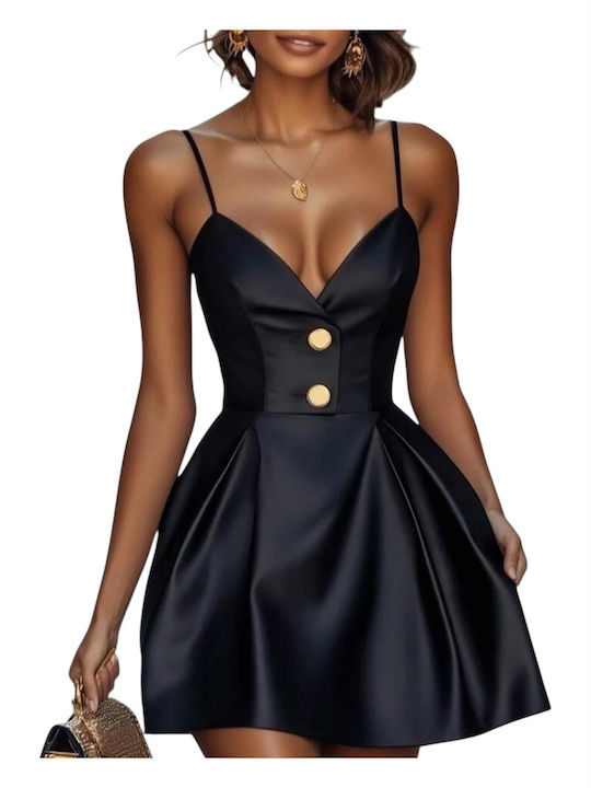 Woman's Fashion Evening Black Dress