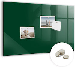 Placă Magnetică Verde Sticlă Un Magnet 60x40 Placă Magnetică Verde Sticlă Un Magnet 60x40