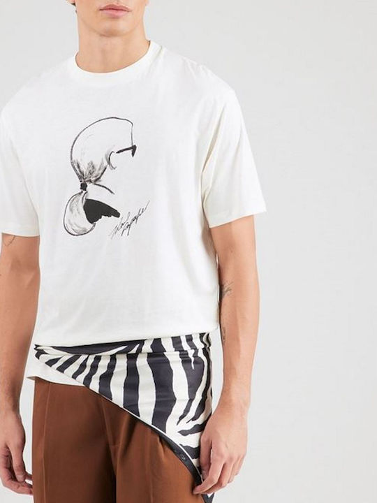 Karl Lagerfeld Crewneck T-Shirts Gold