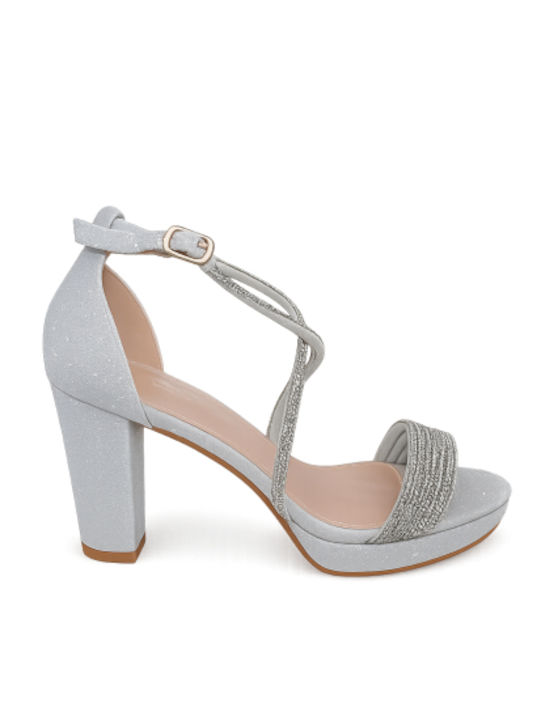 Damen Sandalen Silber SJ-H8-1118X-26SA-Ασημί