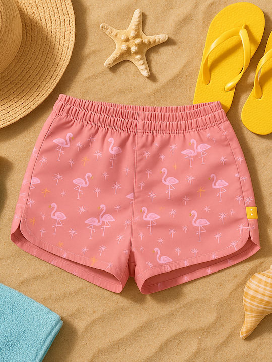 Fresk Kids Swimwear Swim Shorts Flamingo