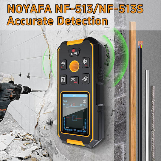 Noyafa NF-513SNF-513S Ψηφιακός Ανιχνευτής Ξύλου, Μετάλλου & Σωλήνων