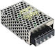 Mini Τροφοδοτικό Led Ip20 Ισχύος 25w Τάση Εξόδου 5v Rs-25-5 Mean Well