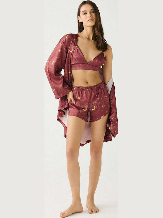 Summer Women's Pyjama Set Red