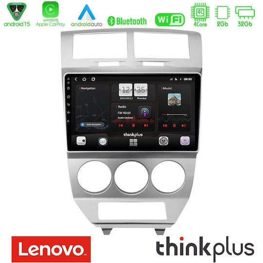 Lenovo Car Audio System Dodge Caliber 2006-2011 Bluetooth USB AUX WiFi GPS Apple CarPlay Android Auto with 10" Touch Screen