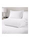 Adam Home Waffle Κουβέρτα Πικέ Υπέρδιπλη 225x240εκ. Λευκή