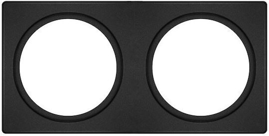 Πλαίσιο Φωτιστικό Spot Gen 2 100x200 2xd68 Ατσάλι Μαύρο 4099854460081 Ledvance 4099854460081