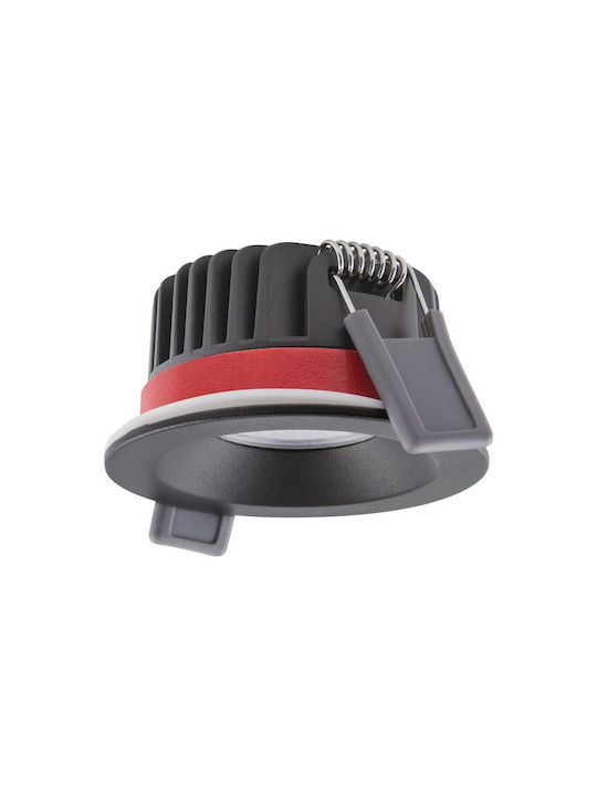 Ledvance Recessed Spot with Built-in LED and Warm White Light Black