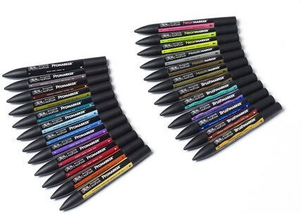 Winsor & Newton Μαρκαδόροι Mixed Marker Set Σετ 24τμχ