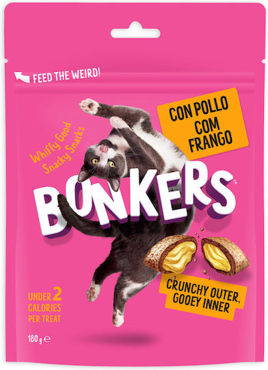 Bonkers Paw Lickin' Chicken Crispy Chicken Treats 180g