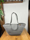 Wicker Grey Beach Bag
