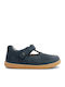 Kids Pumps & Ballerinas With Hoop & Loop Closure Leather Blue