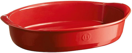 Emile Henry Oval Hitzebeständiges Kochgeschirr aus Keramik 35x22,5x8cm