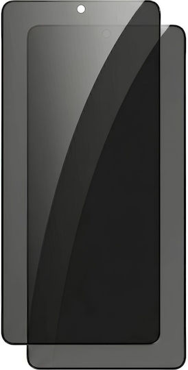 3mk Set 2 Anti-spy Tempered Glass Screen Protectors Galaxy S25 Edge Applicator Transparent Black
