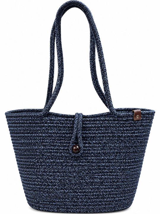 Geantă De Plajă Din Wicker Multicolor