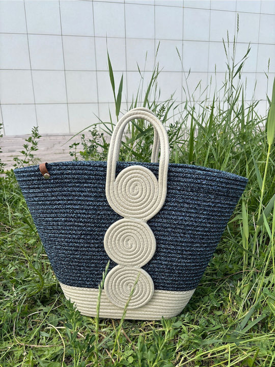 Wicker Beach Bag Beige