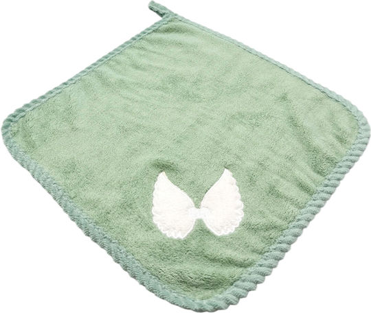 Small Green Fleece Towel Wedding Favors & Decorative Creations 30×30cm Pet4pr Riniotis Rin-pet4pr