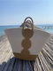 Wicker Beach Bag Beige