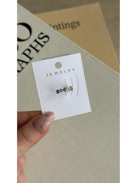 Cuff Earrings Made of Gold Plated Steel with Tu...