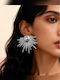 Gold Plated Earrings with Stones