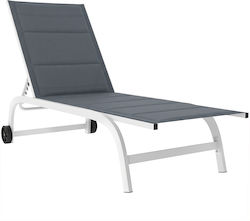 Outsunny Lounger-Armchair Aluminium Grey Outsunny Lounger-Armchair Aluminium Grey