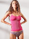 Sleeveless Fuchsia Women's Undershirt