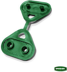 Grasher Plastic Triangle Clips Dark Green Shade...