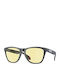 Oakley Prizm Unisex Sunglasses with Black Frame and Yellow Lens OO9013-L4