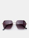 Luigi Unisex Sunglasses with Black Metallic Frame and Black Lens