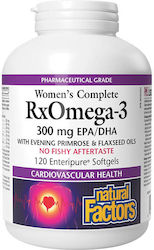Natural Factors Women’s Complete Rxomega-3 300 мг 120 Меки Капсули Natural Factors Women’s Complete Rxomega-3 300 мг 120 Меки Капсули