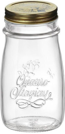 Bormioli Rocco Glas Wasserflasche mit Schraubdeckel Transparent 410ml Bormioli Rocco Glas Wasserflasche mit Schraubdeckel Transparent 410ml