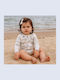Swim Essentials Kids One-Piece Swimwear With Long Sleeve Girls Sea Life