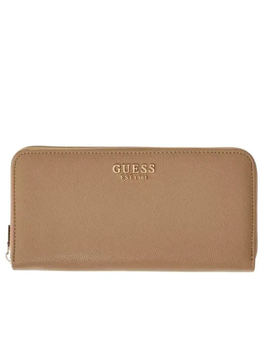 Guess Amorette Amorette Large Leather Women's Wallet Beige Guess Amorette Amorette Large Leather Women's Wallet Beige