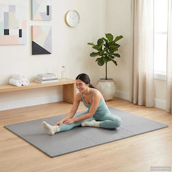 vidaXL Матрак За Фитнес Пилатес Сив (60x60x2см) vidaXL Матрак За Фитнес Пилатес Сив (60x60x2см)