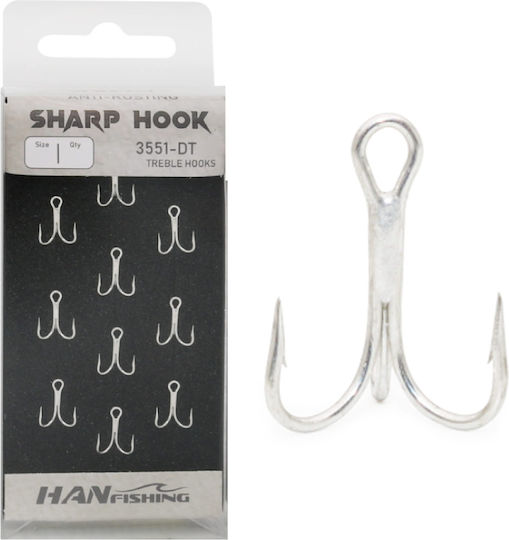Stringer Tremble Han Fishing Sharp Hooks 3551-dt No10