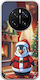 Калъф Xmas Animals Penguin Honor Magic7 Pro Гъвкав TPU Прозрачен Силикон
