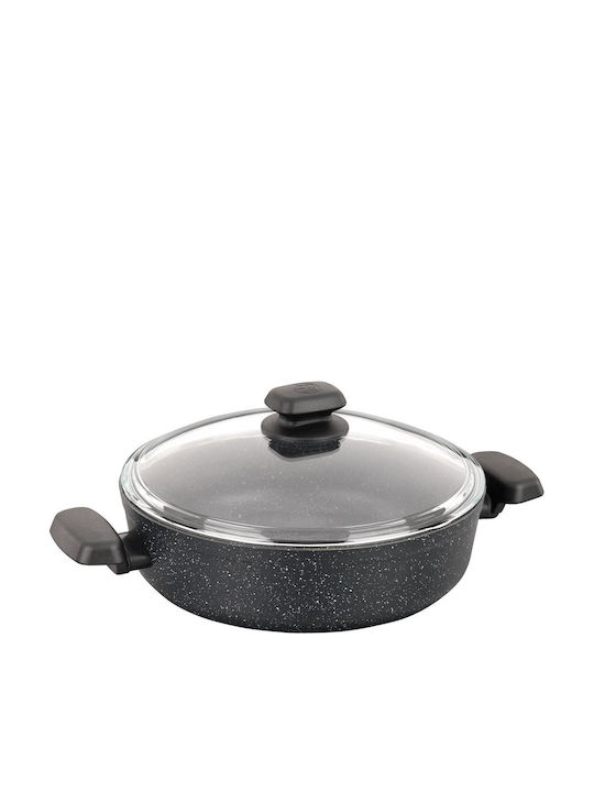 Korkmaz Ornella Ρηχή Κατσαρόλα από Αλουμίνιο 5lt / 24cm