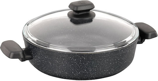 Korkmaz Ornella Untiefe Topf aus Aluminium 5lt / 24cm