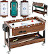 Sportnow Επιδαπέδιο Air Hockey Πολλαπλών Παιχνιδιών Ξύλινο