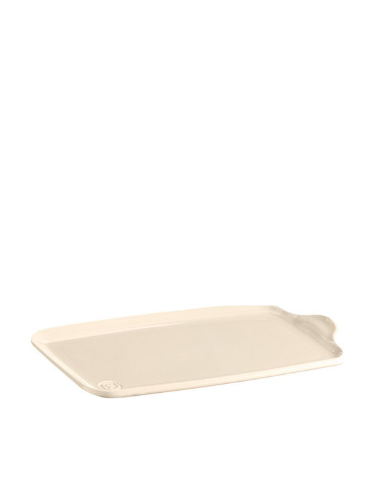 Emile Henry Aperitivo Rectangular Ceramic White...